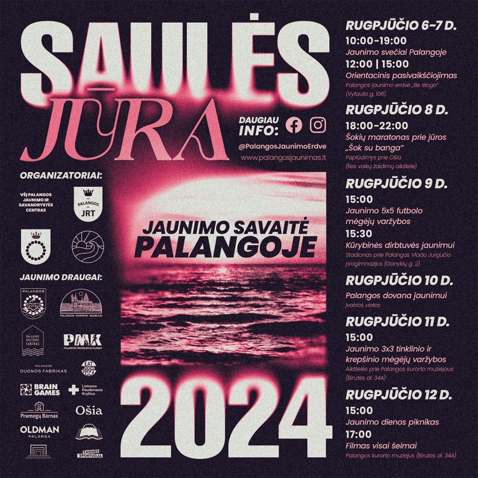 Jaunimo Savaitė Palangoje „Saulės Jūra“ 2024